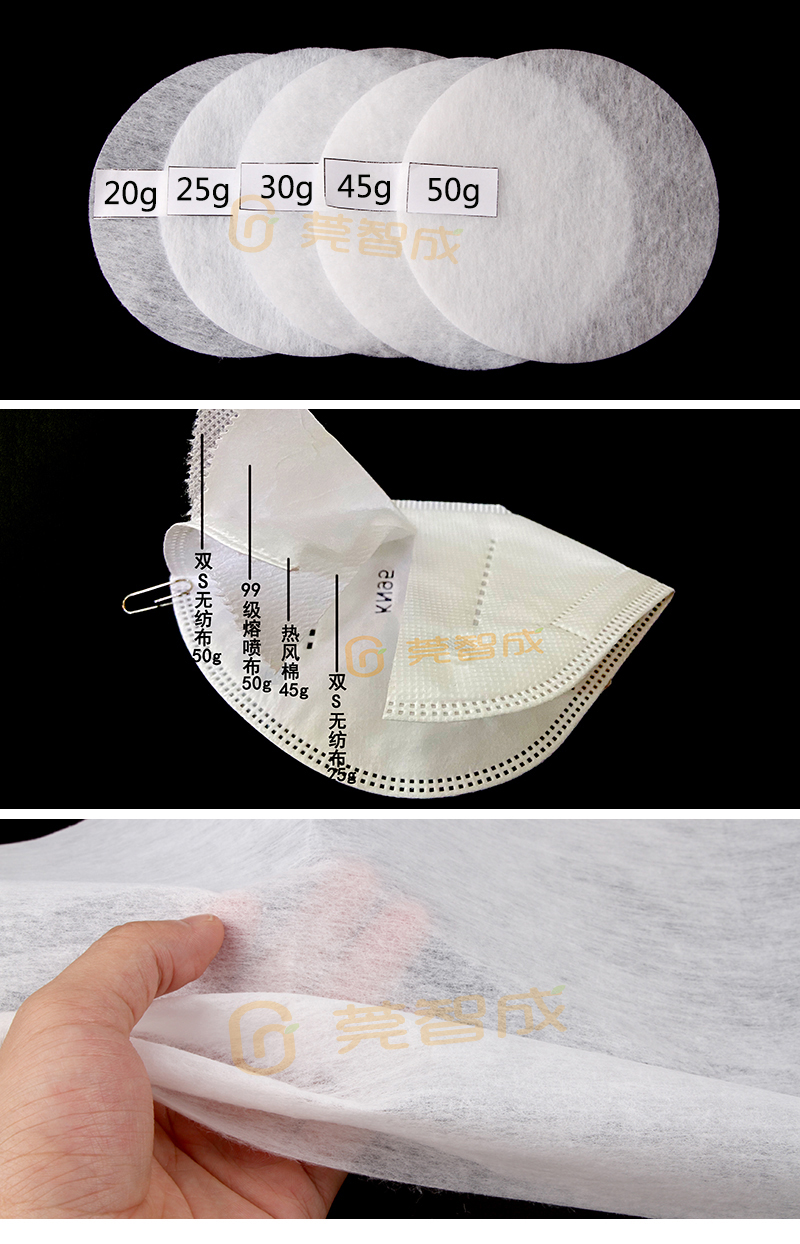 口罩熱風棉源頭工廠，支持各種規格定制