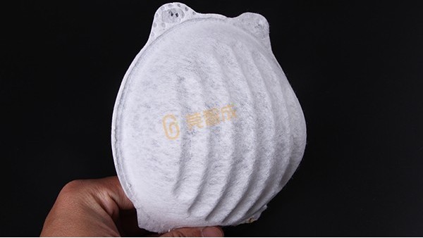 杯型口罩結構-定型材料針刺棉