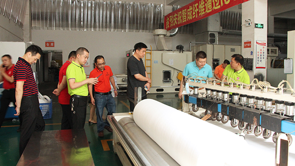 單仁資訊 張高峰 蒞臨智成纖維