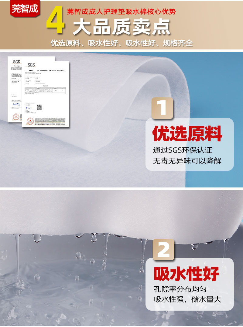 成人護理墊吸水棉